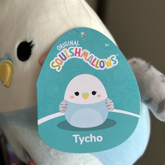 Tycho the parakeet squishmallow NWT 7.5in - Picture 5 of 5